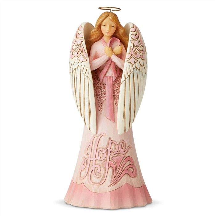 Never Give Up - Breast Cancer Awareness Angel