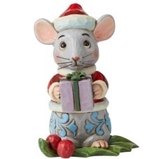 Christmas Mouse Mini Figure