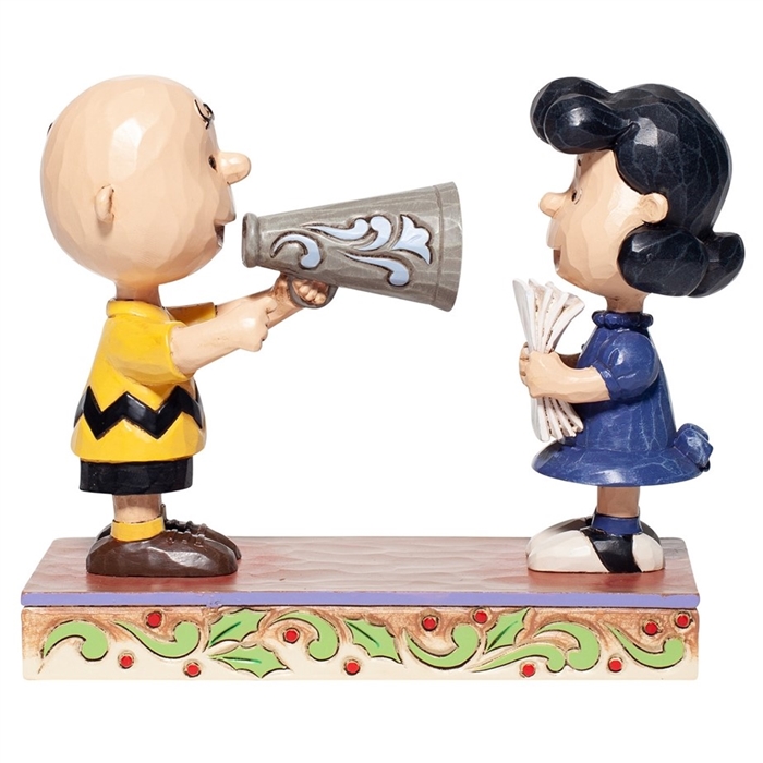Peanuts by Jim Shore - Places Everyone! - Charlie Brown and Lucy Director