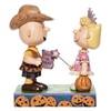 Peanuts by Jim Shore - Peanuts by Jim Shore - Trick or Treat - Charlie Brown And Sally