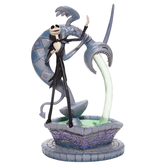 Jim Shore Disney Traditions - Soulful Soliloquy - Jack Skellington on Fountain