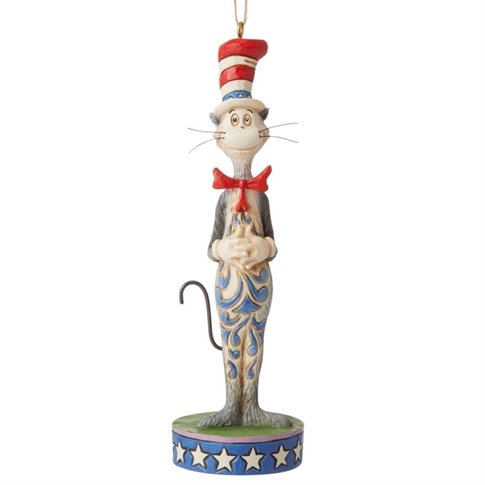 Jim Shore Heartwood Creek - Cat In The Hat Ornament