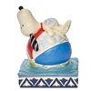 Jim Shore Heartwood Creek | Having A Ball- Snoopy on a Beach Ball 6007935 | DBC Collectibles