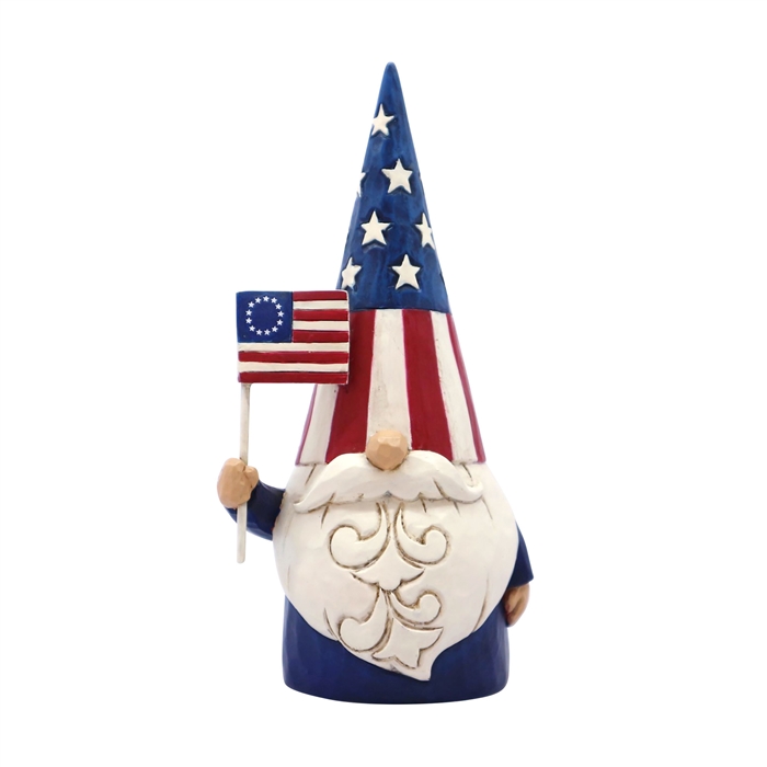 Jim Shore Heartwood Creek - Star Spangled Gnome - American Gnome