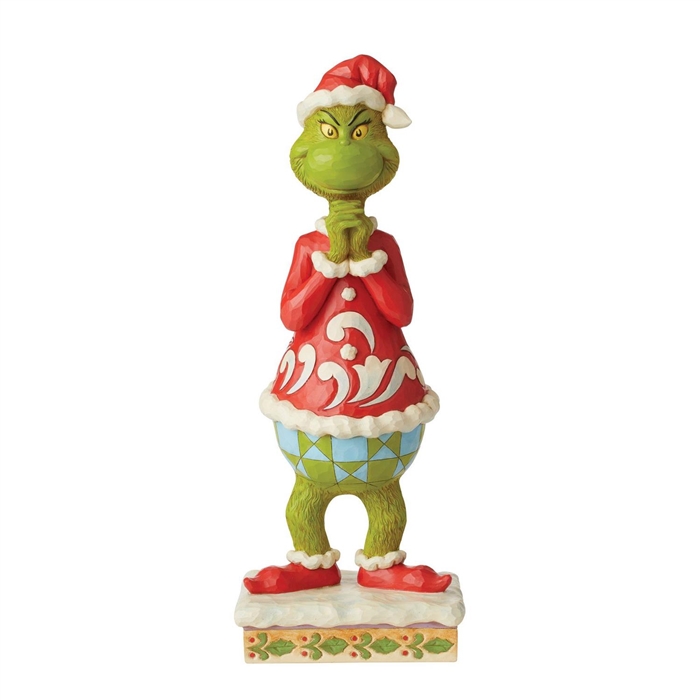 The Grinch by Jim Shore | Grinch with Hands Clench 6008893 | DBC Collectibles