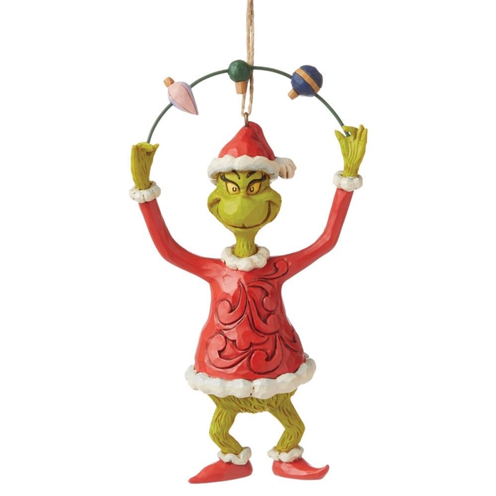 Jim Shore Grinch | Grinch Juggling Ornament 6008896 | DBC Collectibles