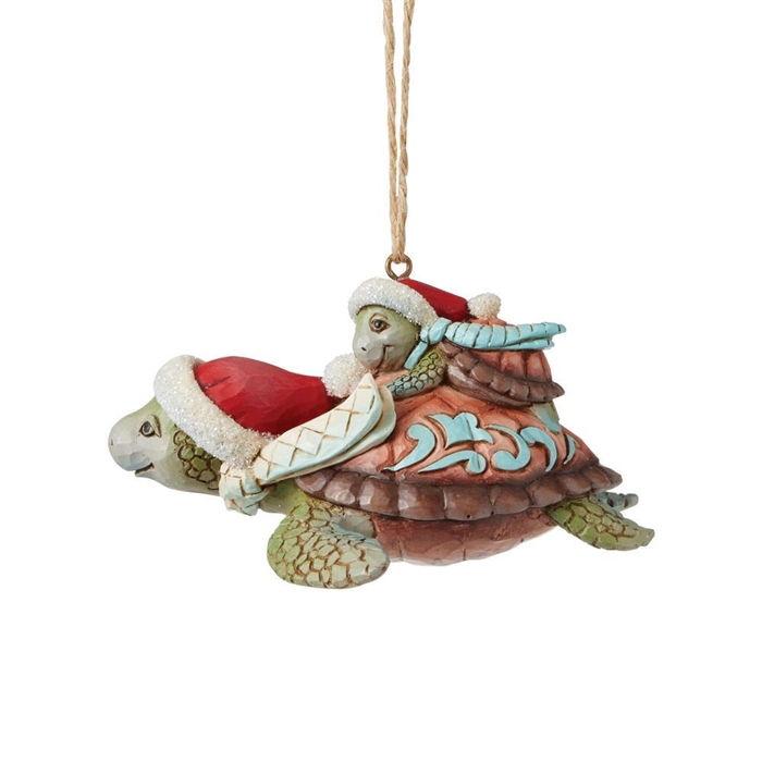 Jim Shore Heartwood Creek Christmas Sea Turtle Ornament
 6008937 | DBC Collectibles