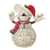 Jim Shore Disney Traditions | Snowy Smiles - Mickey Mouse Snowman 6008976 | DBC Collectibles