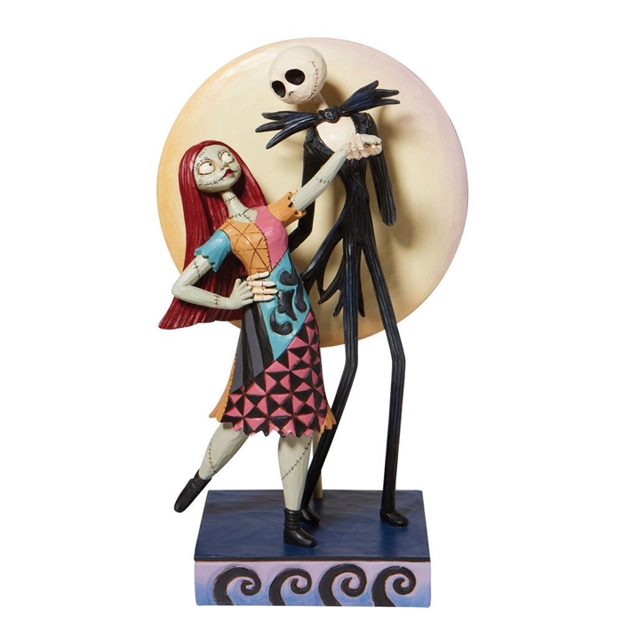 Jim Shore Disney Traditions | A Moonlit Dance - Jack and Sally Romance 6008992 | DBC Collectibles