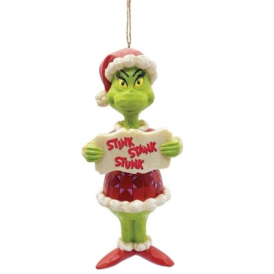 Jim Shore Heartwood Creek | Grinch Stink Stank Stunk - Ornament - 6009208 | DBC Collectibles