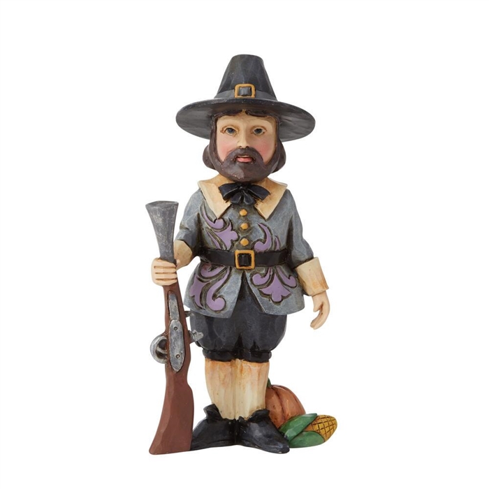 Jim Shore Heartwood Creek | Harvest Pilgrim Mini 6009474 | DBC Collectibles