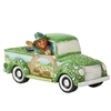 Jim Shore Heartwood Creek | Truckload Of Luck - Leprechaun in Green Truck 6010268 | DBC Collectibles