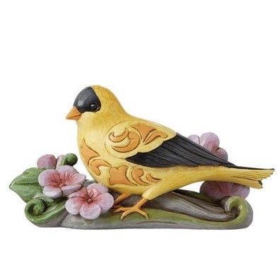 Jim Shore Heartwood Creek | Golden Harmony - Goldfinch 6010282 | DBC Collectibles