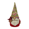 Jim Shore Heartwood Creek - Redbird Beauty - Gnome with Cardinal figurine