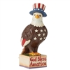 Jim Shore Heartwood Creek |  God Bless America - Patriotic Bless America Eagle - 6010561 | DBC Collectibles