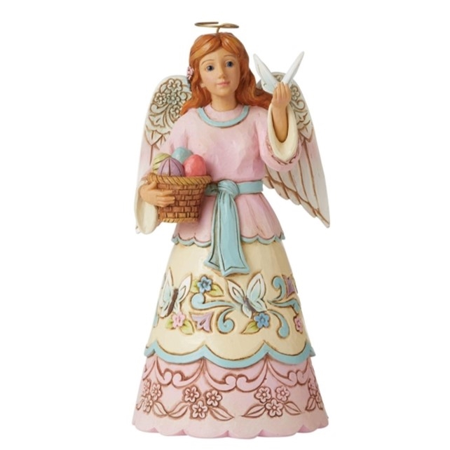 Jim Shore  | Easter Takes Wing - Easter Angel with Butterfly 6010592| DBC Collectibles
