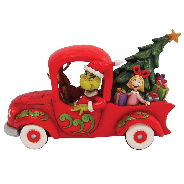 The Grinch by Jim Shore | Grinch with Friends in Truck 6010775 | DBC Collectibles