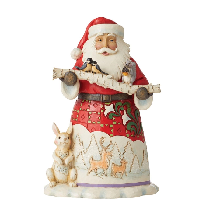 Jim Shore Heartwood Creek |  Happy Christmas To All - Santa with Animals l 6010816 | DBC Collectibles