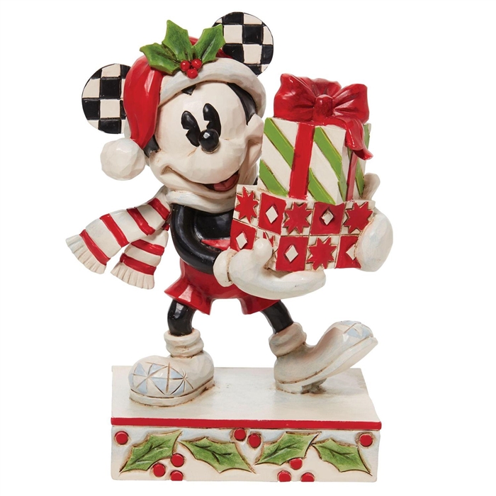 Jim Shore Disney Traditions | Mickey Stacked presents 6010869 | DBC Collectibles