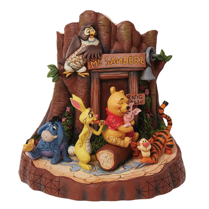 Jim Shore Disney Traditions |  Pooh Carved by Heart 6010879 | DBC Collectibles