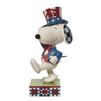 Peanuts by Jim Shore | Marching With Glory - Patriotic Snoopy Marching 6011949 | DBC Collectibles