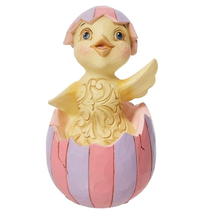 Jim Shore  | Easter Chick in Egg Mini 6012441 | DBC Collectibles