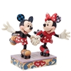 Jim Shore Disney Traditions | A Sweet Skate - Mickey & Minnie Roller Skating 6014315 | DBC Collectibles