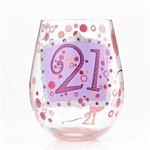 Lolita Glassware - Stemless Glass 21