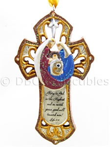 Legacy of Love - Holy Family Cross - Ornament