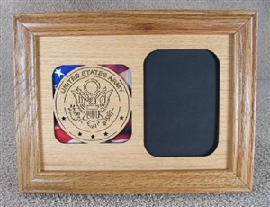 Army Oak Photo Frame