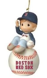 I Have A Ball With You - Boy Red Sox Ornament
