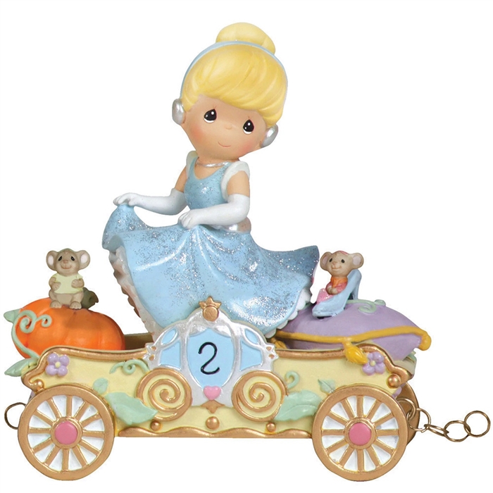 Precious Moments - Disney Birthday Parade Train - Bibbidi, Bobbidi, Boo - Now You're Two