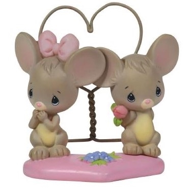 Precious Moments -  Mice - Love Ties Us Together Cake Topper