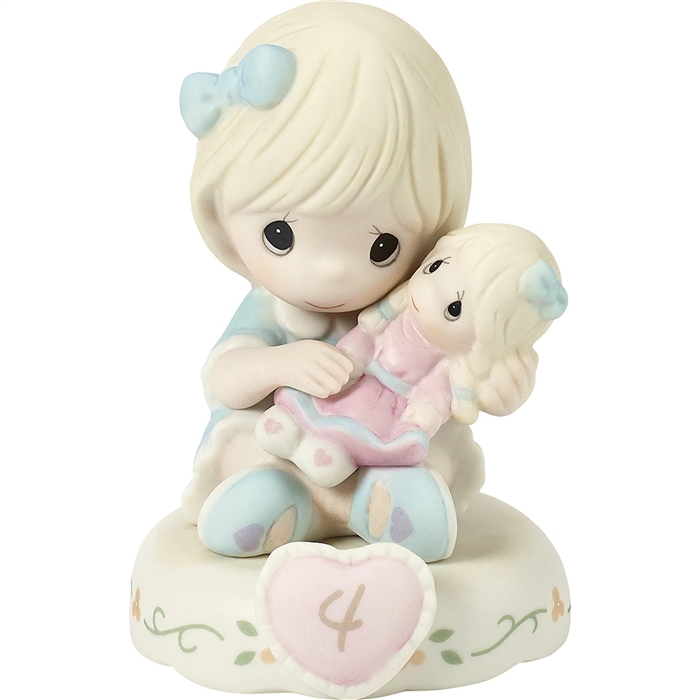 Precious Moments - Growing In Grace - Blonde Age 4 figurine