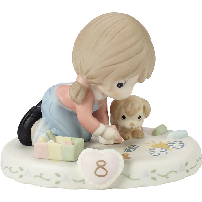 Precious Moments - Growing In Grace - Brunette Age 8 figurine