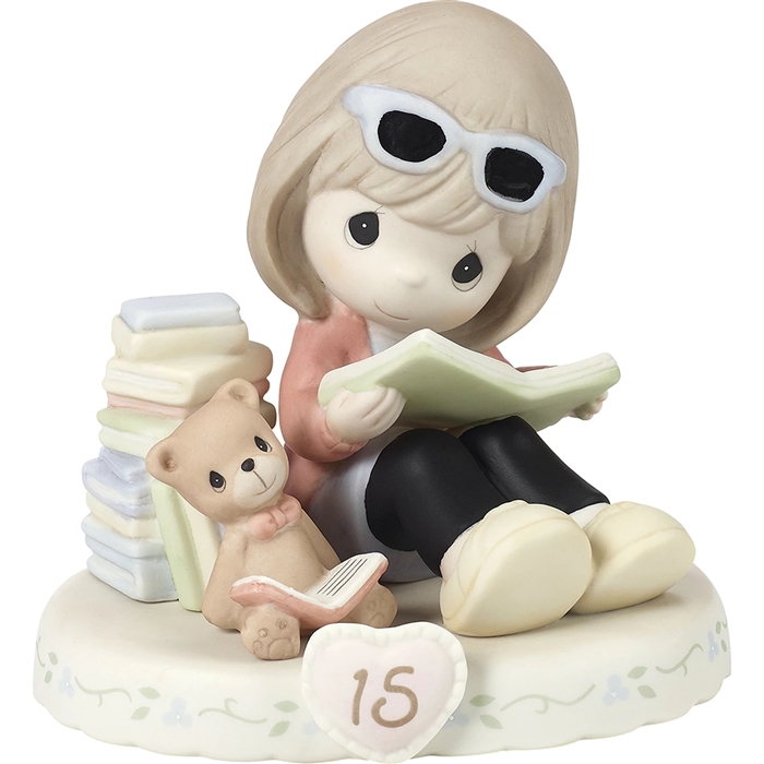 Precious Moments - Growing In Grace - Brunette Age 15 figurine