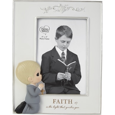 Precious Moments  - First Communion Photo Frame - Boy