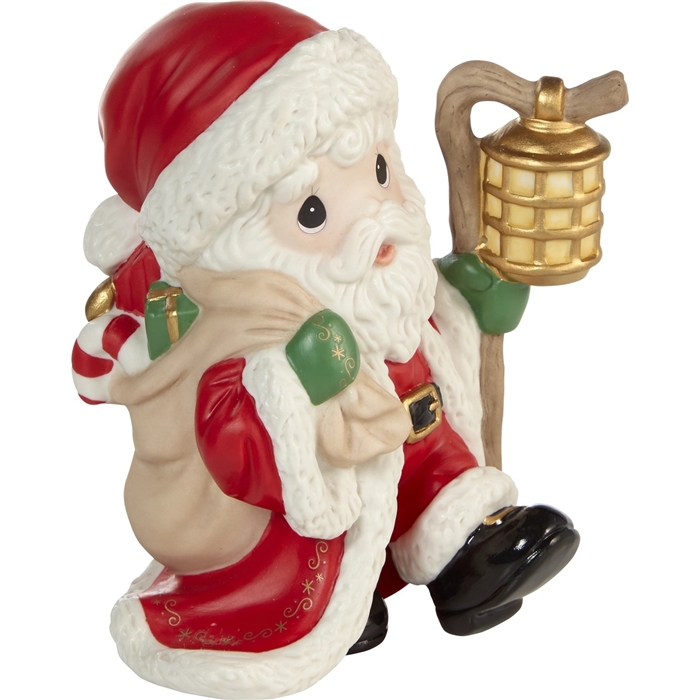 Precious Moments - May Your Spirits Be Merry And Bright Annual Santa Figurine