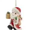 Precious Moments - May Your Spirits Be Merry And Bright Annual Santa Ornament