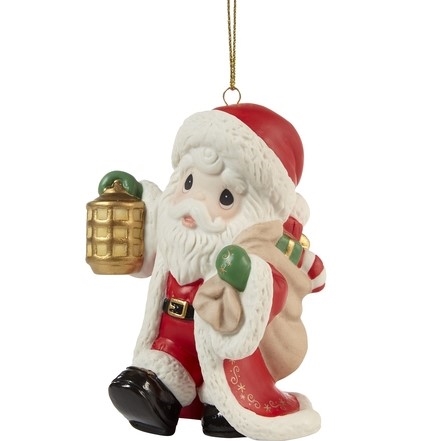 Precious Moments - May Your Spirits Be Merry And Bright Annual Santa Ornament