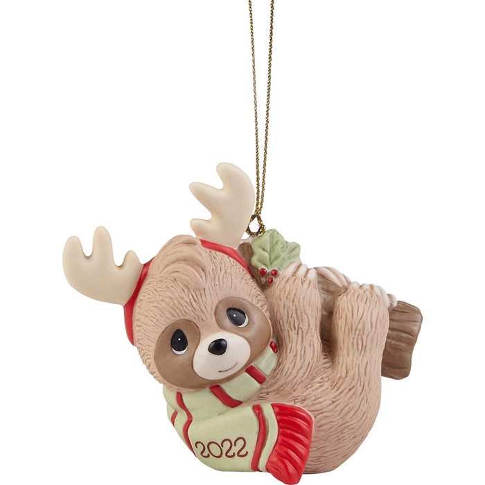 Precious Moments - Slow Down For The Holidays 2022 Dated Animal Ornament 221009