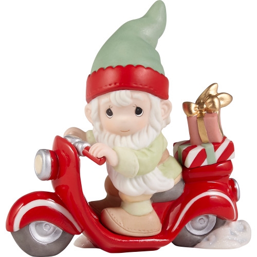 Precious Moments -   I'll Be Gnome For Christmas Figurine - Gnome 221037
