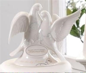 Scroll Dove Cake Topper