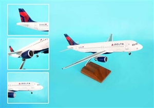 SkyMarks Airplane Model - Delta Airlines A320-200 1/100 New Livery