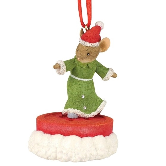 Tails with Heart | Button Boarder Ornament  | 6011556 | DBC Collectibles