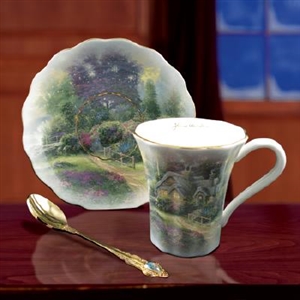 Thomas Kinkade - New Day Dawning Tea Set