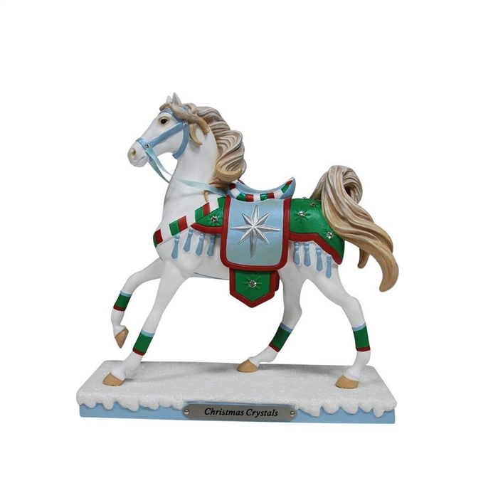 Trail of Painted Ponies | Christmas Crystals Figurine 6011695 | DBC Collectibles