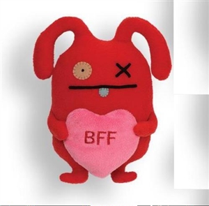 BFF Red Ox With Pink Heart