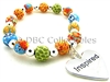 Inspire Bracelet 8mm Silverball Pumpkin Spice