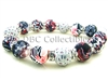 Crystal Bracelet 12mm Candy Apple